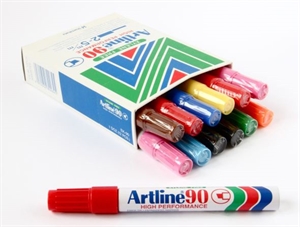 Artline Marker 90 5.0 verschiedene Farben